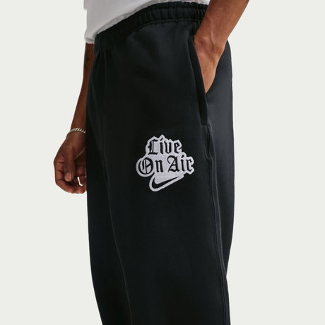 NIKE - Solo Swoosh Fleece Cuffed Pant Erkek Siyah Eşofman Altı