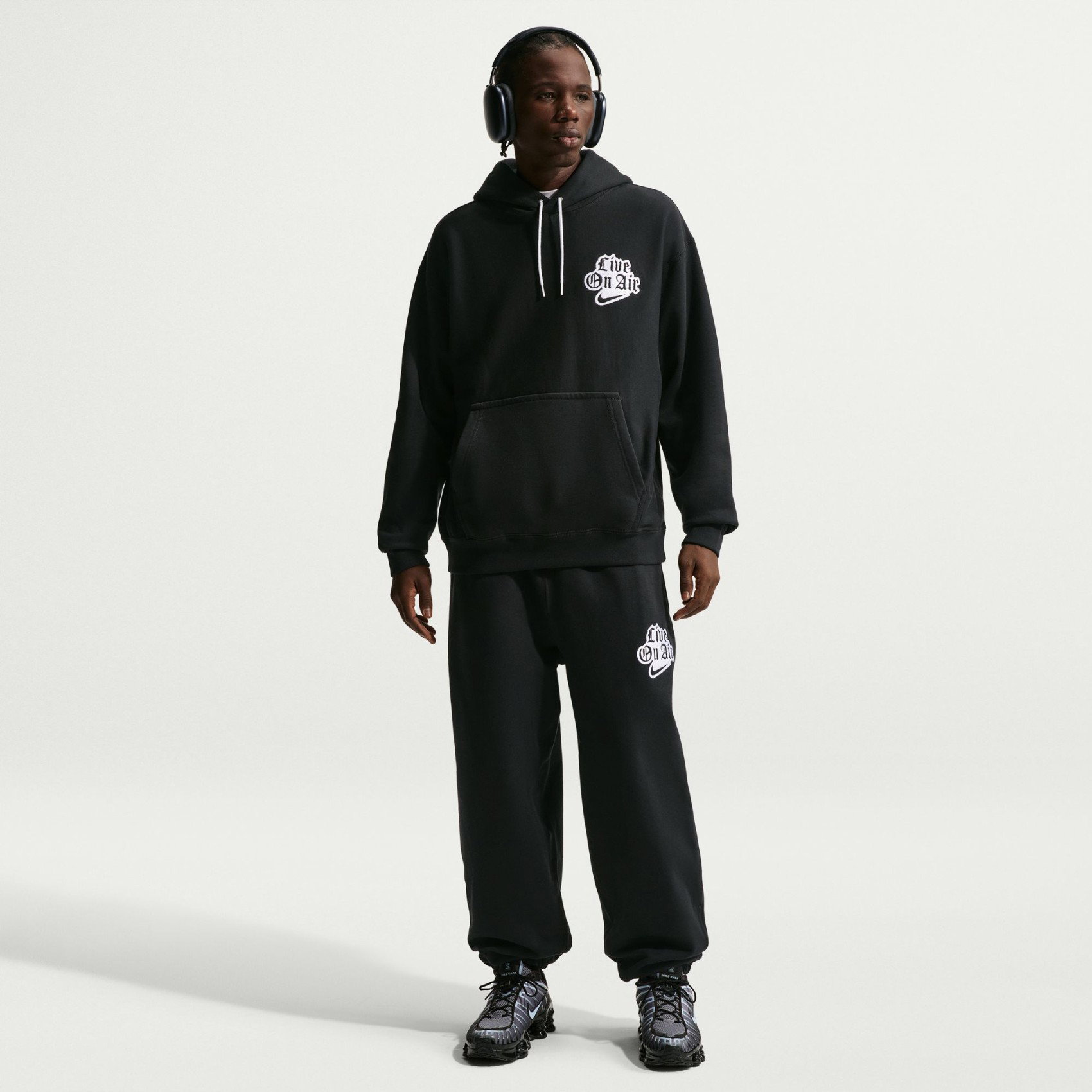 Nike Solo Swoosh Fleece Hoodie Gpx Erkek Siyah Sweatshirt IQ5559-010