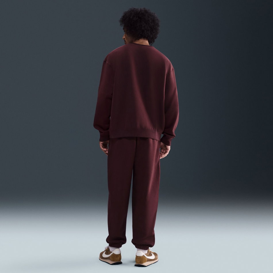 Solo Swoosh LS Crew Erkek Bordo Sweatshirt