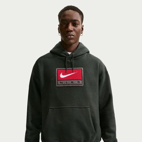 NIKE - Solo Swoosh Po Hoodie Gfx Erkek Yeşil Sweatshirt (1)