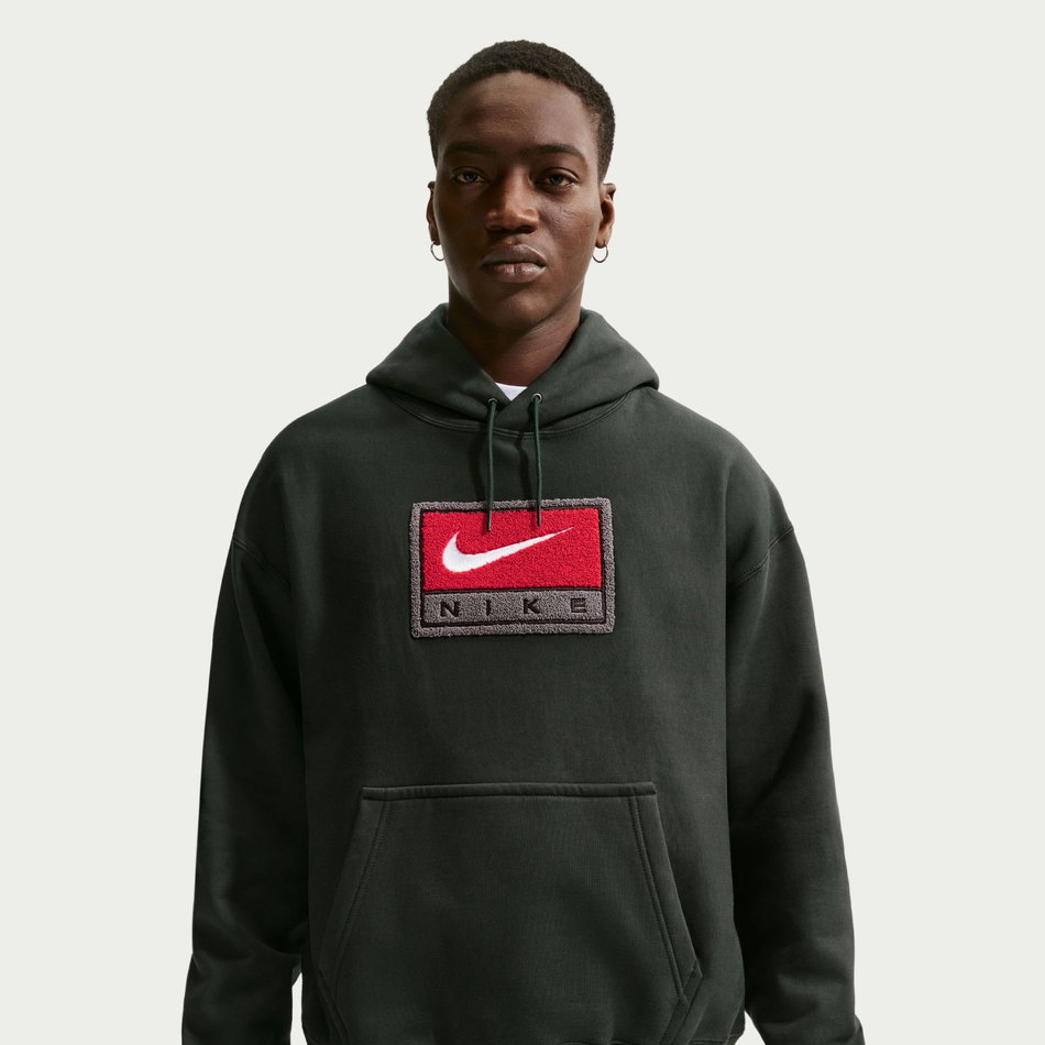 Solo Swoosh Po Hoodie Gfx Erkek Yeşil Sweatshirt