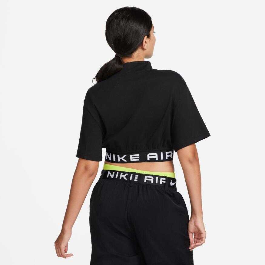 NSW Air Short-Sleeve Crop Top Kadın Tişört