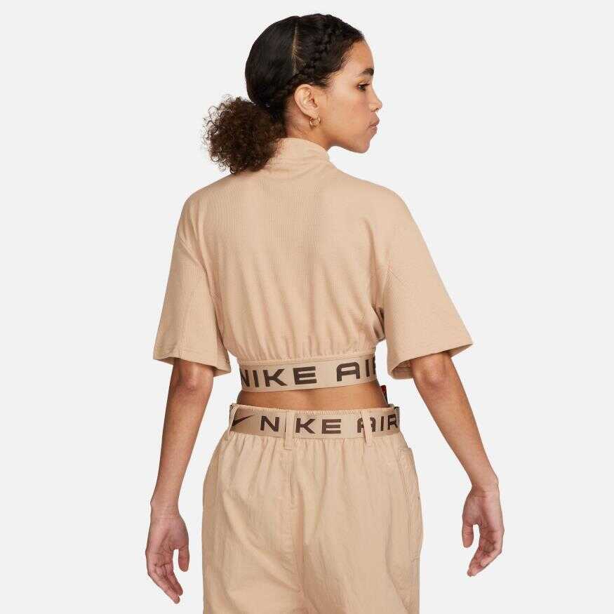 NSW Air Short-Sleeve Crop Top Kadın Tişört