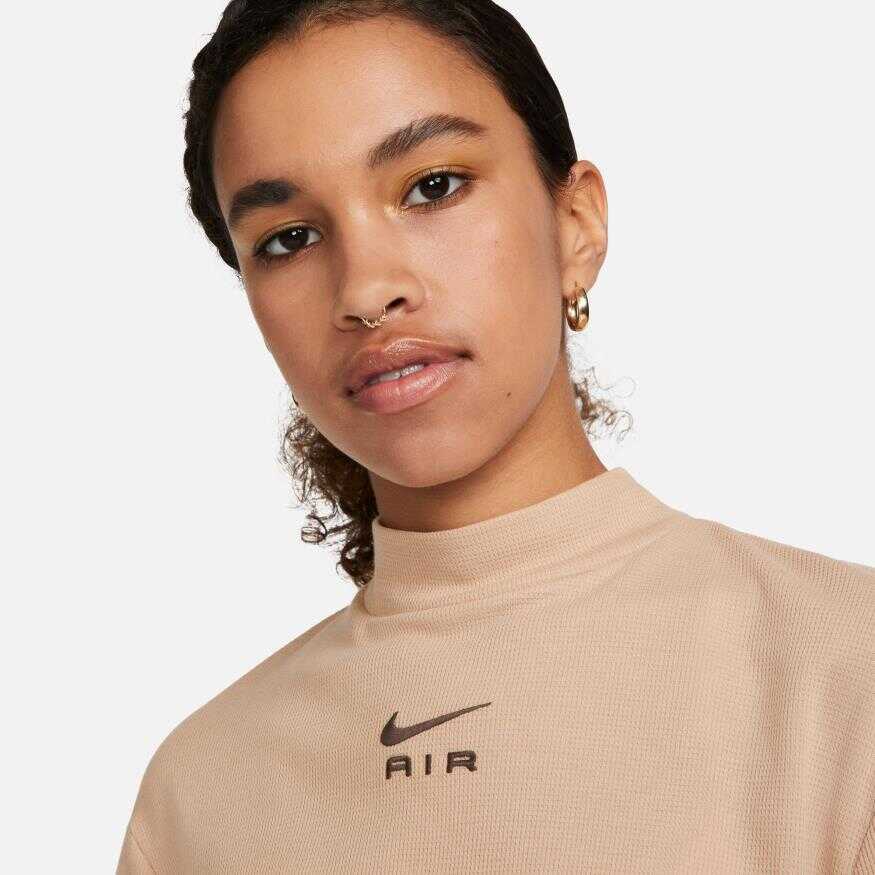 NSW Air Short-Sleeve Crop Top Kadın Tişört