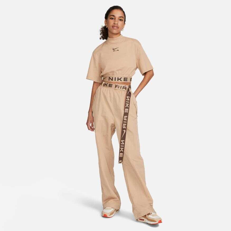 NSW Air Short-Sleeve Crop Top Kadın Tişört
