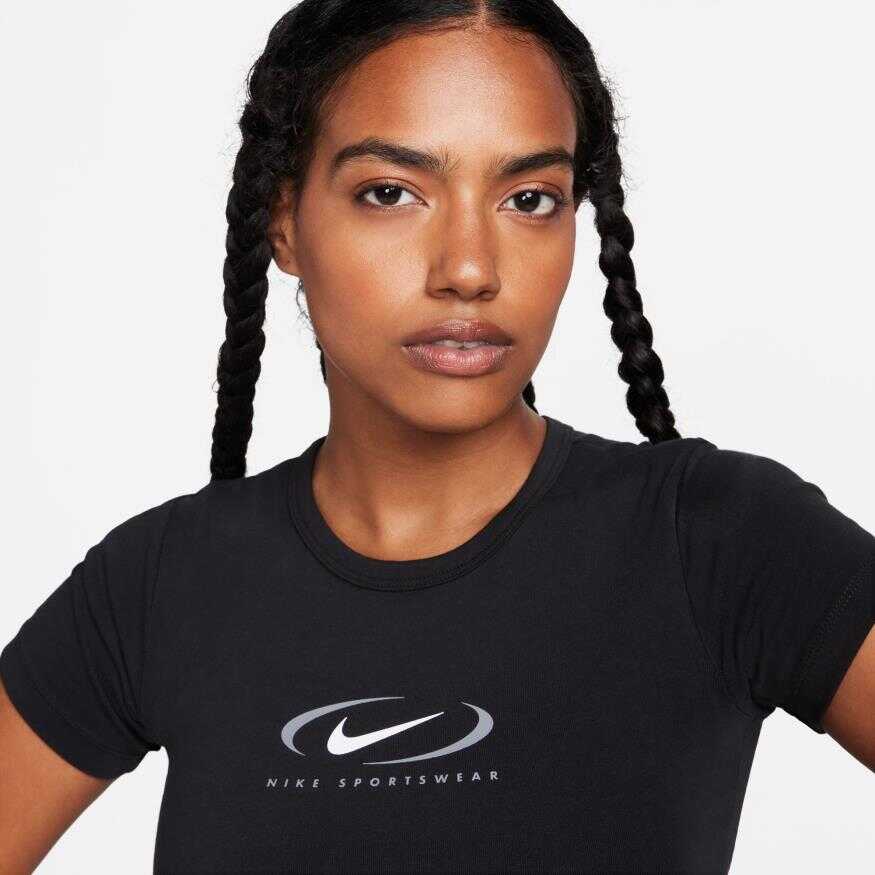 NSW Baby Tee Swoosh Kadın Tişört