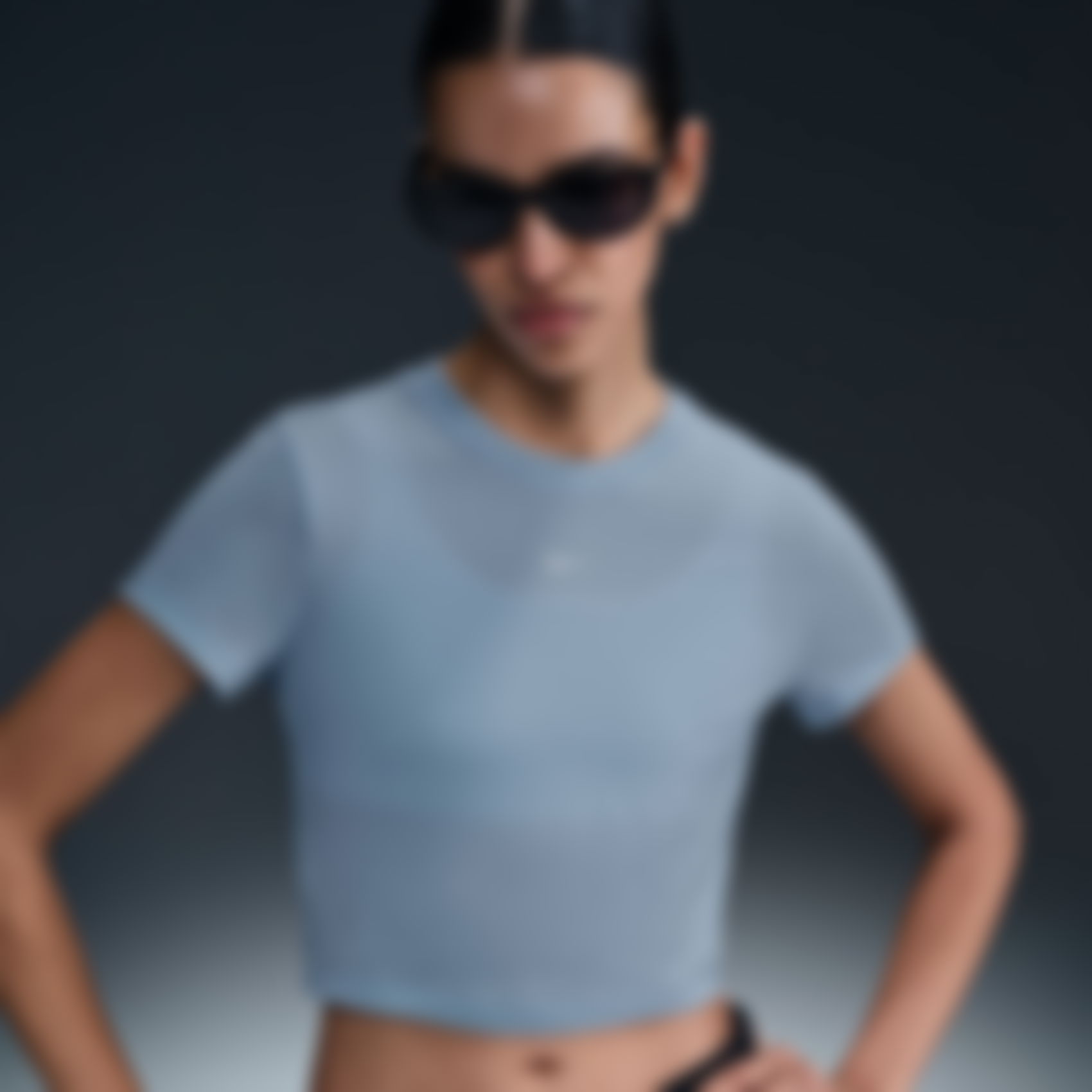 NIKE - Nike Sportswear Chill Knit Crop Kadın Tişört