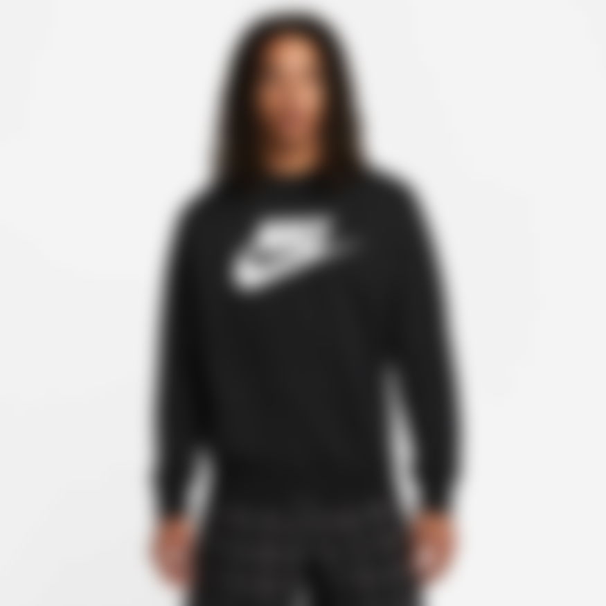 NIKE - NSW Club Brushed-Back Crew Erkek Sweatshirt