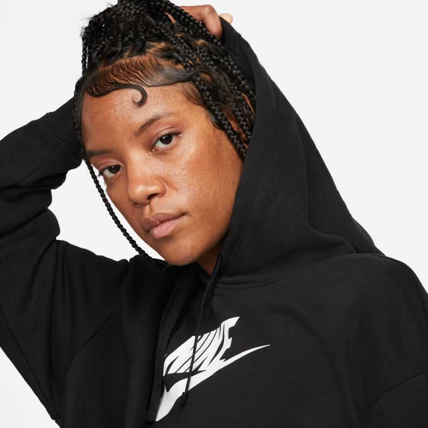 NSW Club Fleece Crop Hoodie Kadın Sweatshirt