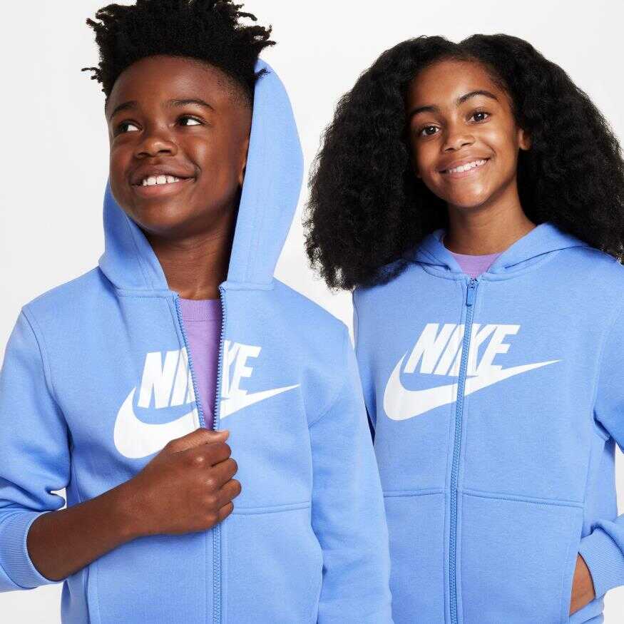 NSW Club Fleece Hoodie Full-Zip Ls Hbr Çocuk Sweatshirt
