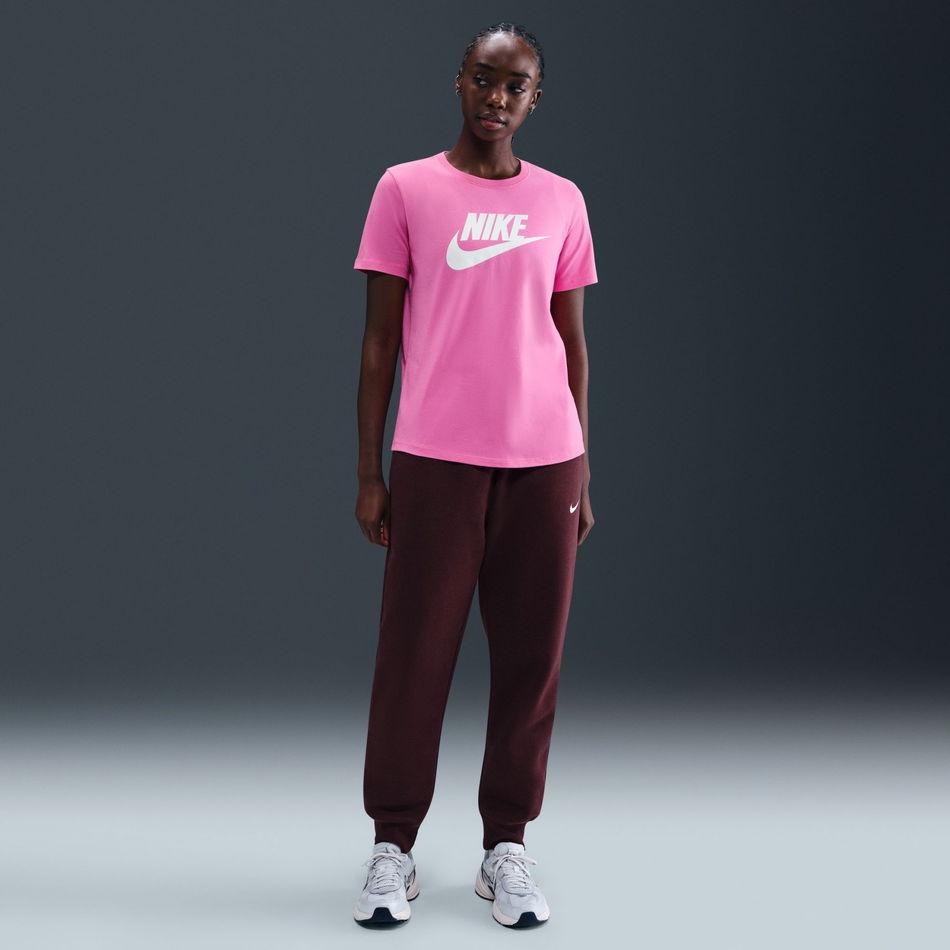 Nike Sportswear Club SS Tee Icon Futura Kadın Pembe Tişört