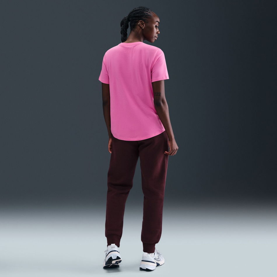 Nike Sportswear Club SS Tee Icon Futura Kadın Pembe Tişört