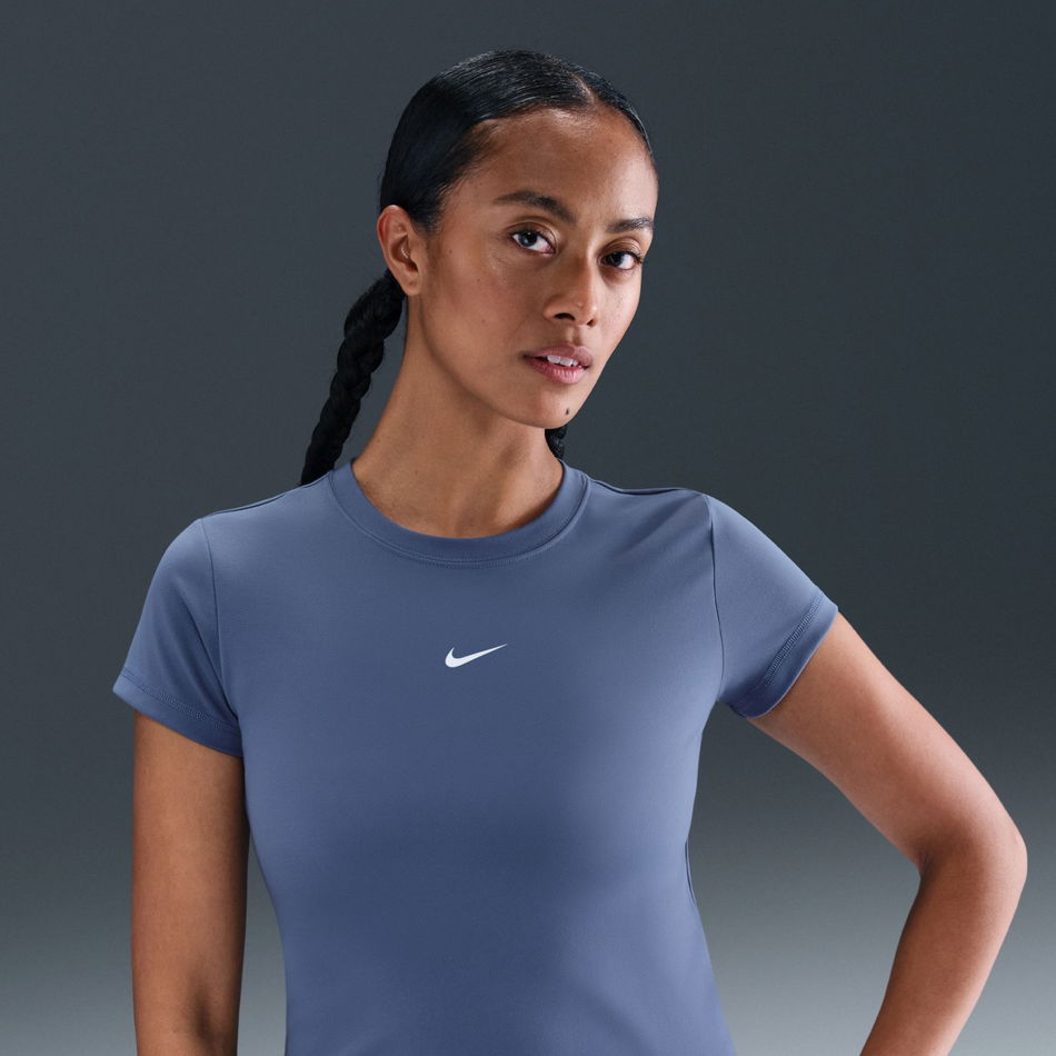 Nike Sportswear Crop Kadın Mavi Tişört