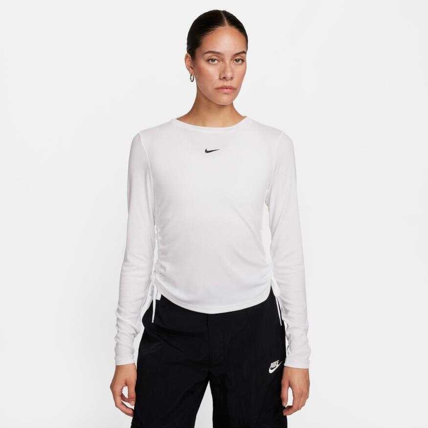 NSW Essentials Ls Crop Top Kadın Sweatshirt