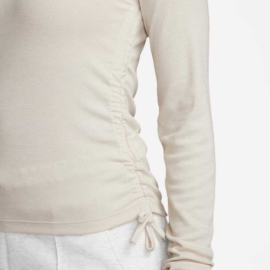 NSW Essentials Ls Crop Top Kadın Sweatshirt