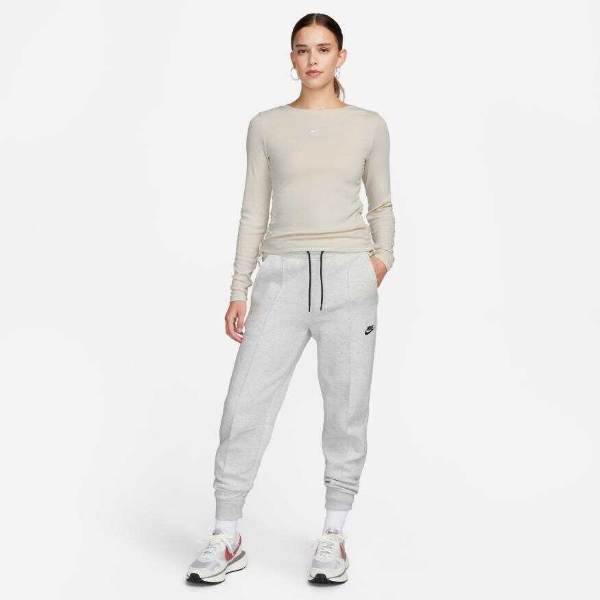 NSW Essentials Ls Crop Top Kadın Sweatshirt