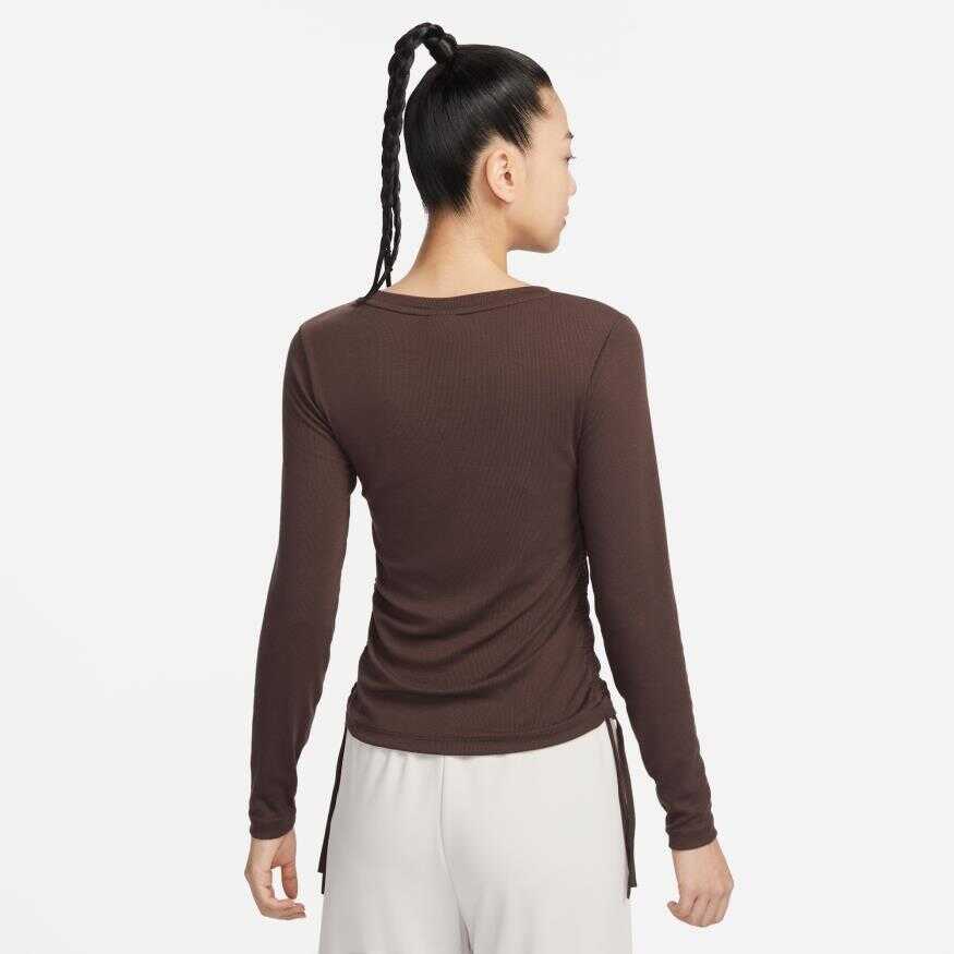NSW Essentials Ls Crop Top Kadın Sweatshirt