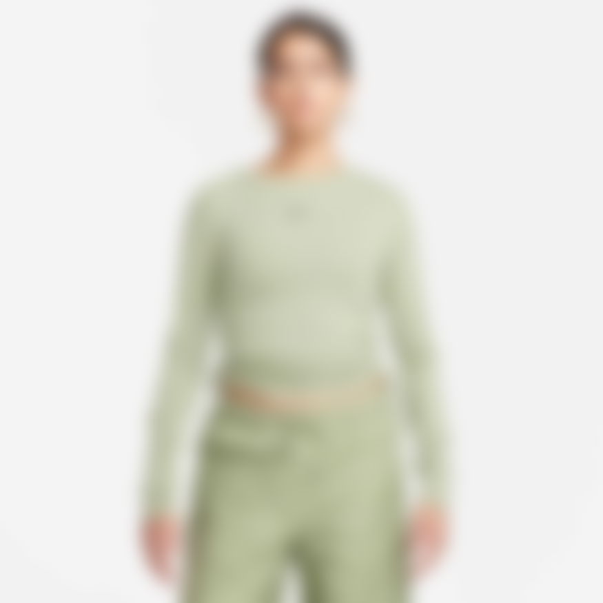 NIKE - NSW Essentials Ls Crop Top Kadın Sweatshirt