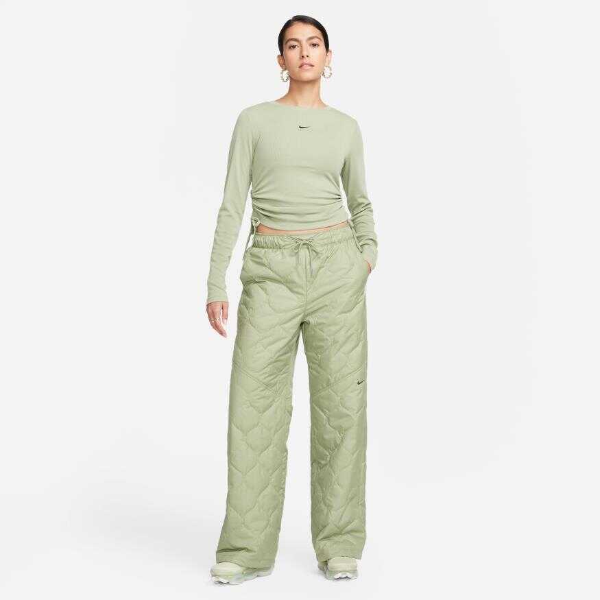 NSW Essentials Ls Crop Top Kadın Sweatshirt