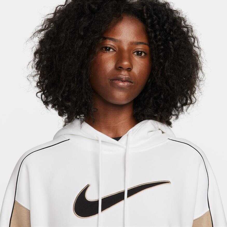 NSW Fleece Os Po Hoodie Kadın Sweatshirt