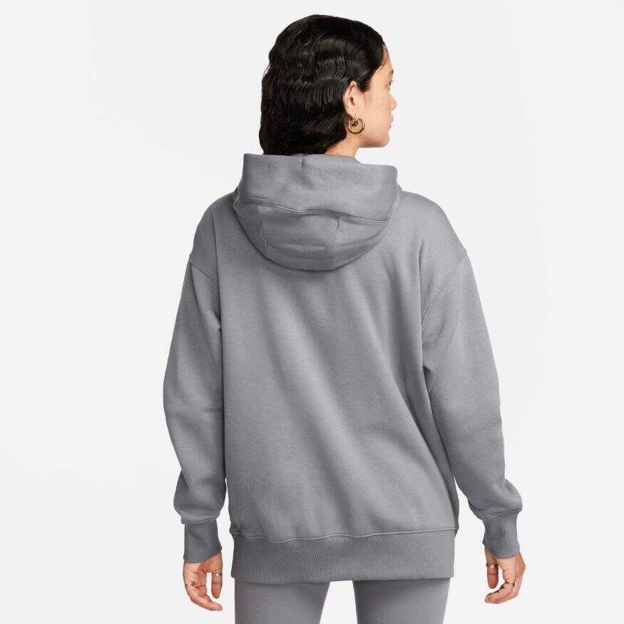 NSW Fleece Os Pullover Hoodie Swoosh Kadın Sweatshirt