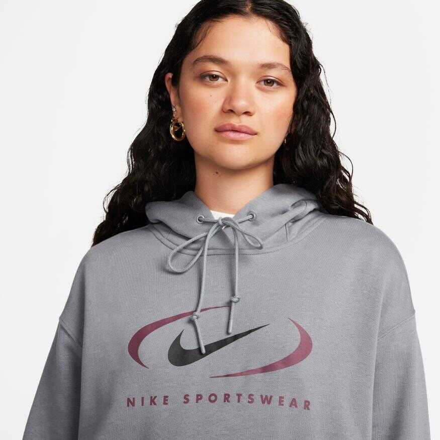 Nike swoosh hoodie womens hotsell