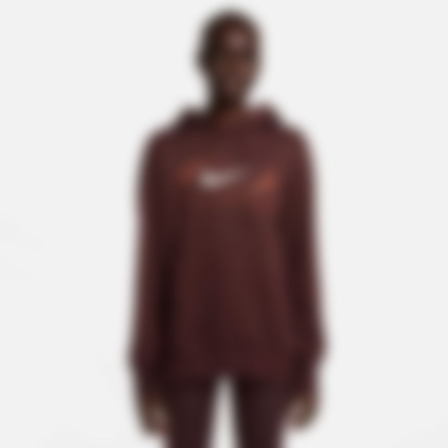 NIKE - NSW Fleece Os Pullover Hoodie Swoosh Kadın Sweatshirt