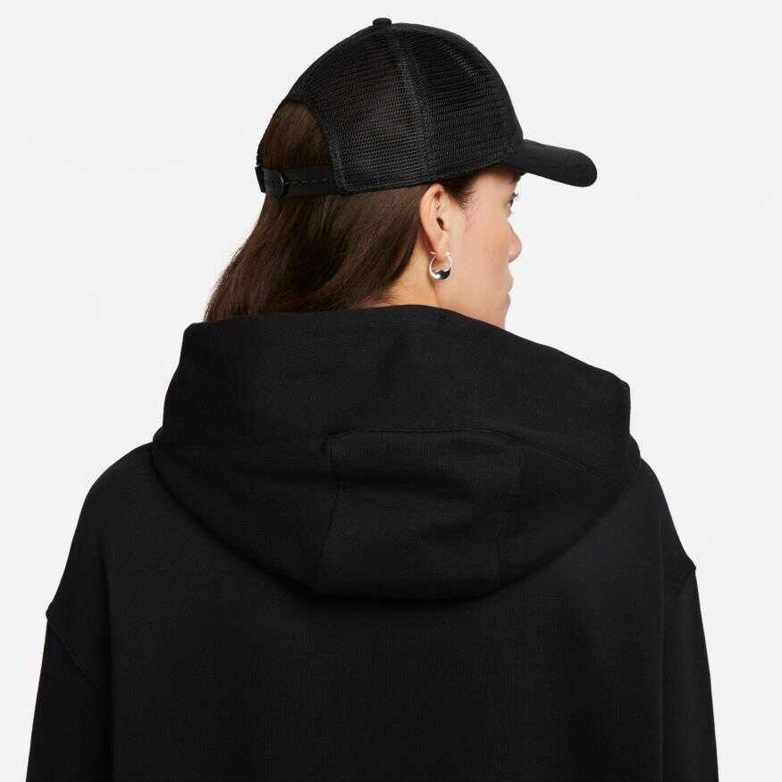 NSW Fleece Oversize Pullover Hoodie Swoosh Kadın Sweatshirt