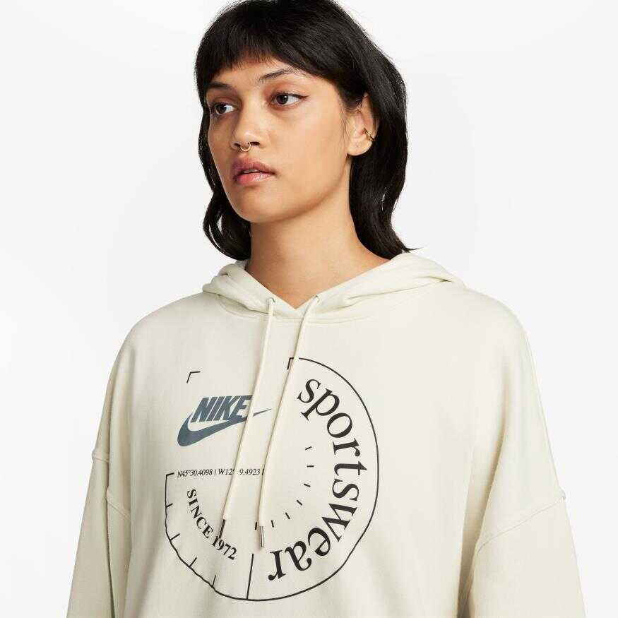 NSW Ft Oversize Fleece Pullover Hoodie Kadın Sweatshirt