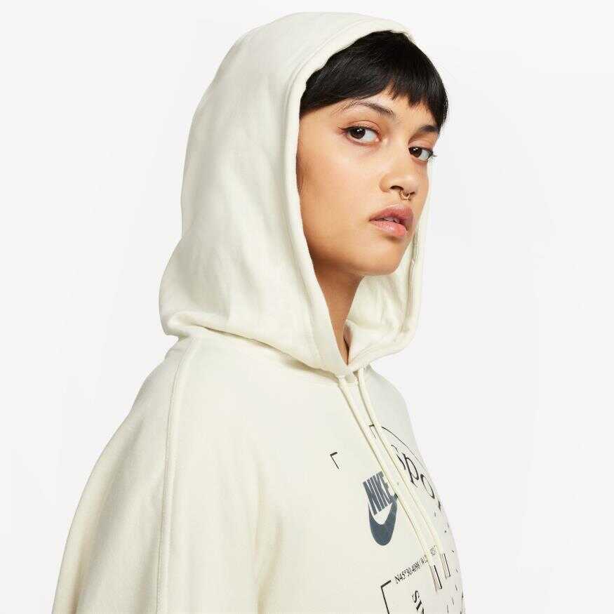 NSW Ft Oversize Fleece Pullover Hoodie Kadın Sweatshirt