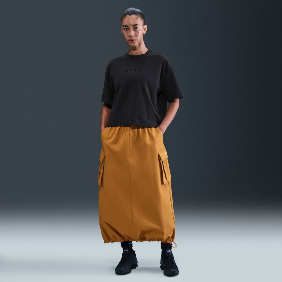 Nike Sportswear Luxe SS Boxy Tee Kadın Siyah Tişört