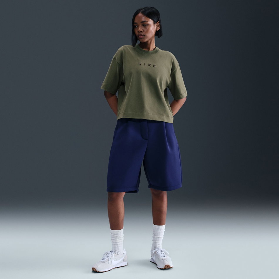 Nike Sportswear Luxe SS Boxy Tee Kadın Yeşil Tişört