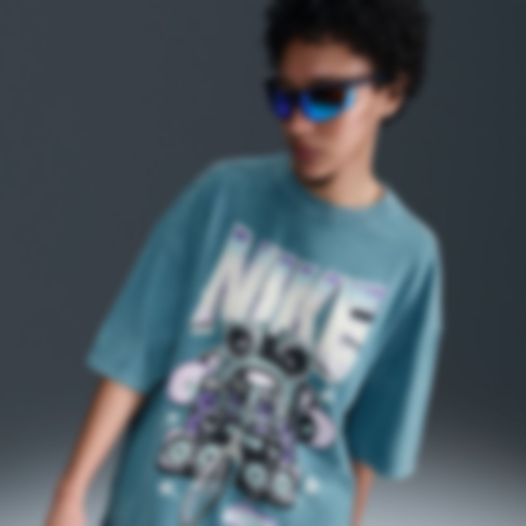 NIKE - Nike Sportswear Os SS Tee Kadın Mavi Tişört