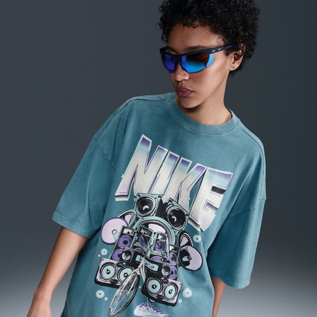 NIKE - Nike Sportswear Os SS Tee Kadın Mavi Tişört