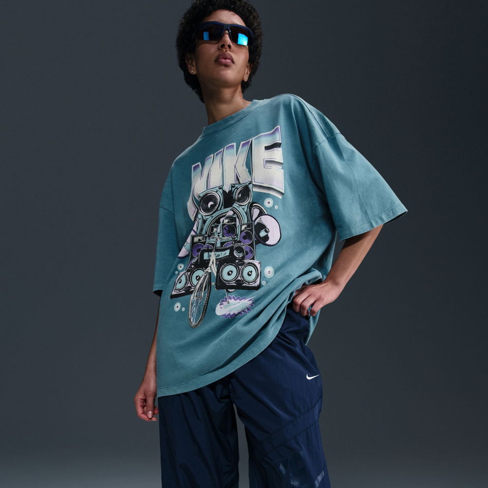Nike Sportswear Os SS Tee Kadın Mavi Tişört