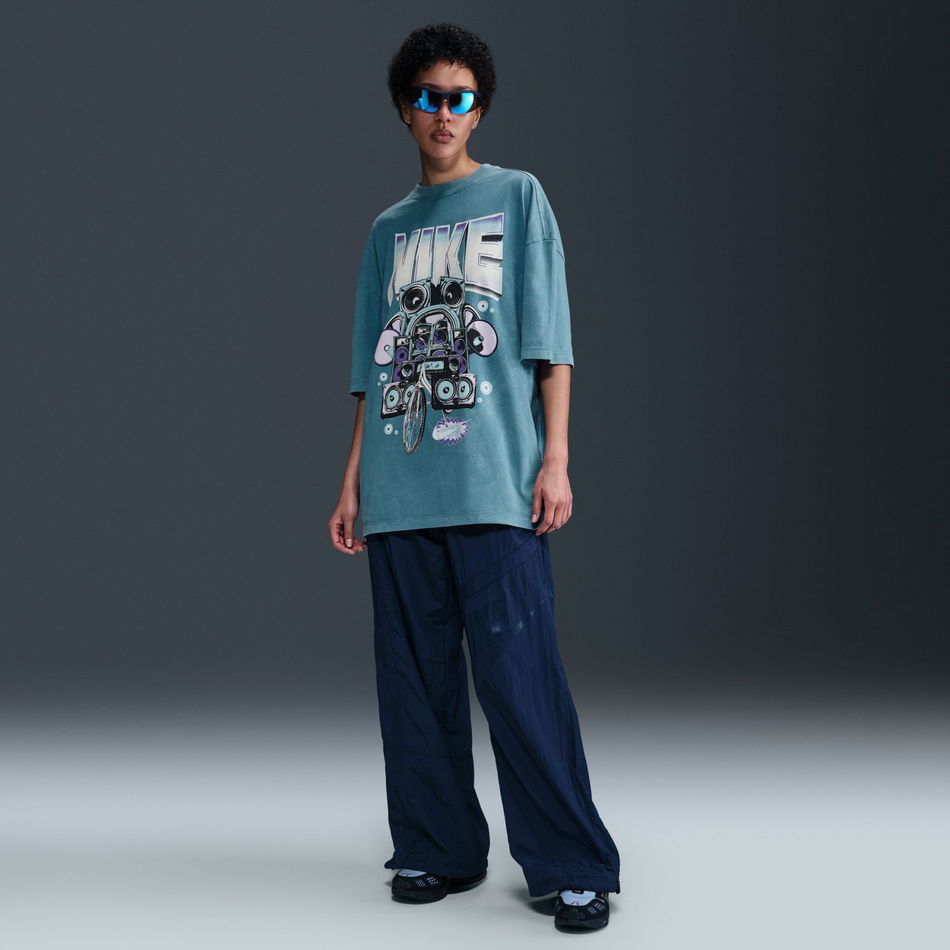 Nike Sportswear Os SS Tee Kadın Mavi Tişört