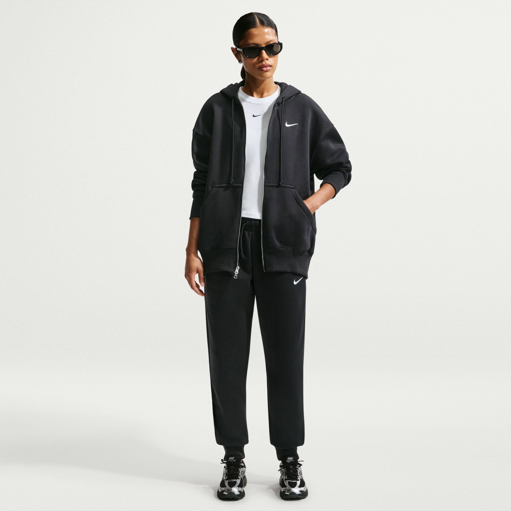 Nike NSW Phoenix Fleece Full Zip Oversized Hoodie Kadın Sweatshirt