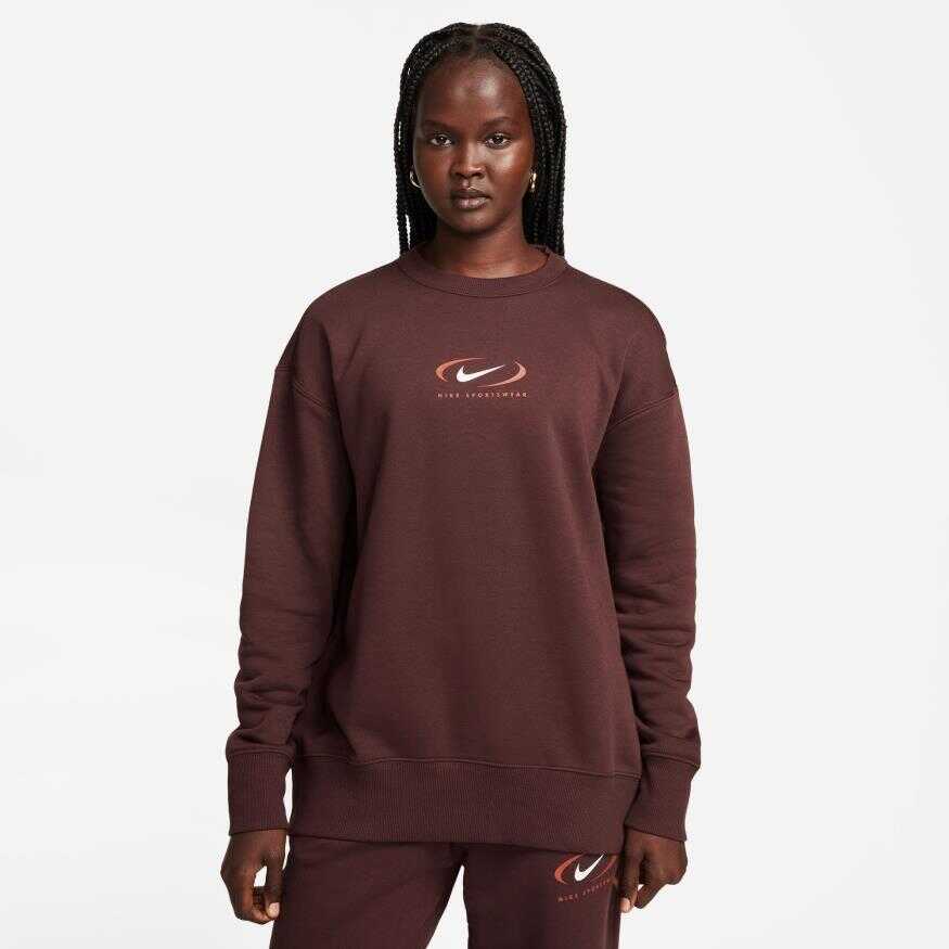 NSW Phoenix Fleece Os Crew Kadın Sweatshirt