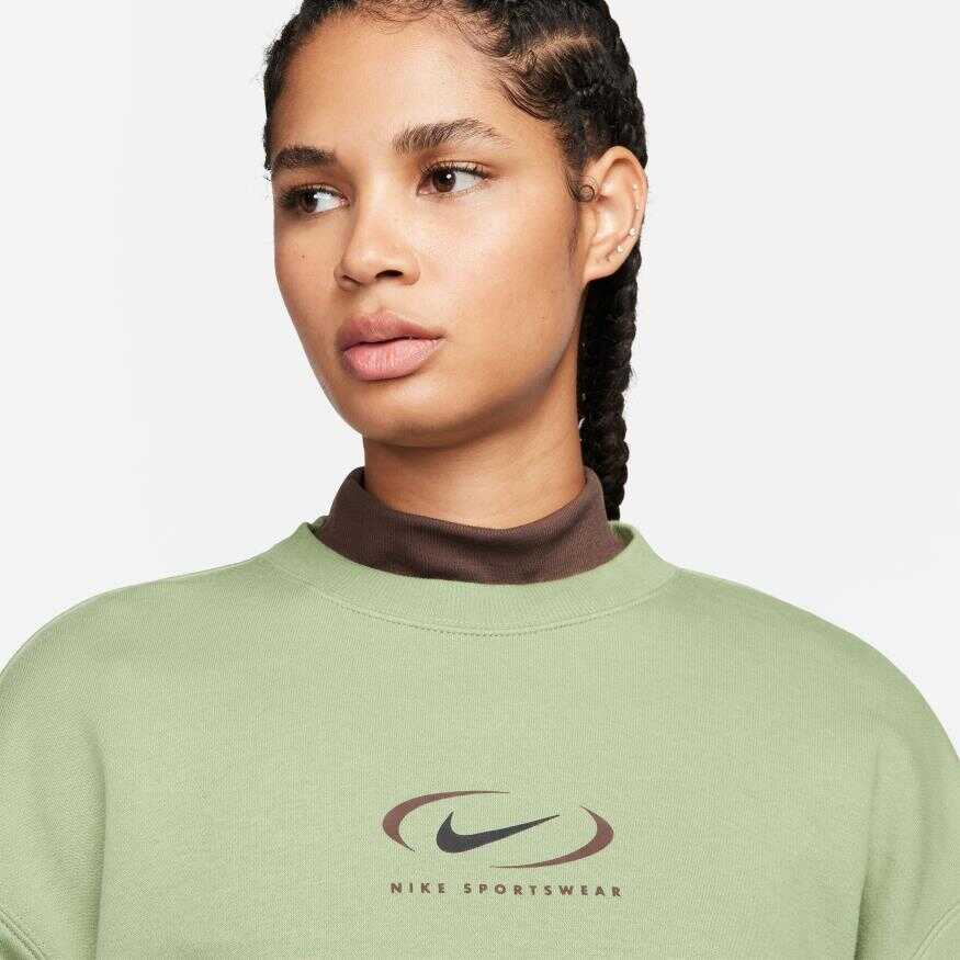 NSW Phoenix Fleece Os Crew Kadın Sweatshirt