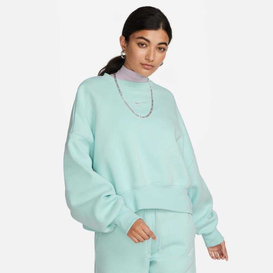 NSW Phoenix Fleece Over-oversize Crew Kadın Sweatshirt