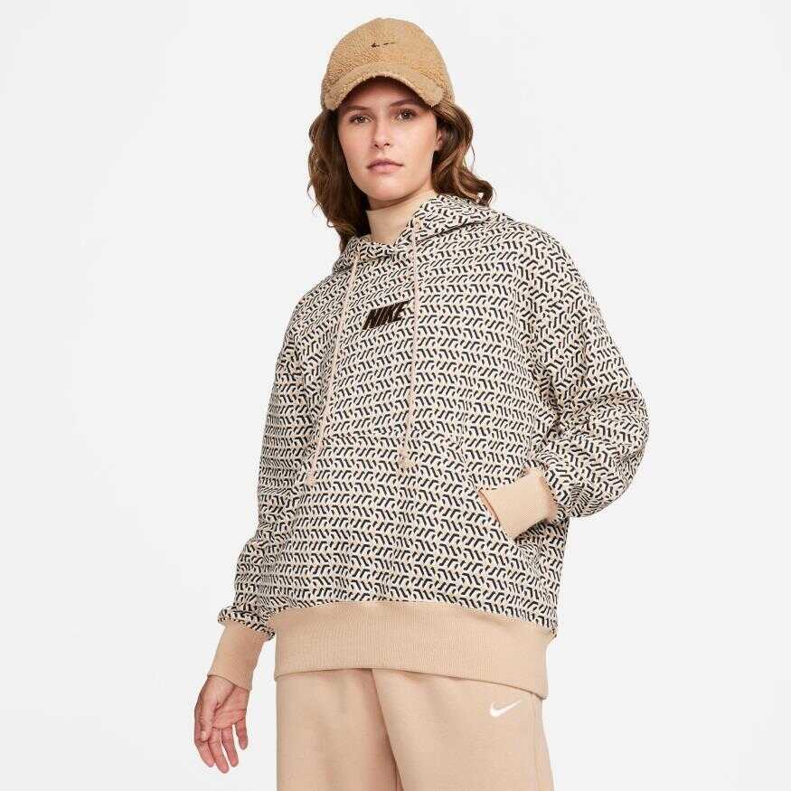 NSW Phoenix Fleece Oversize Pullover Hoodie Kadın Sweatshirt
