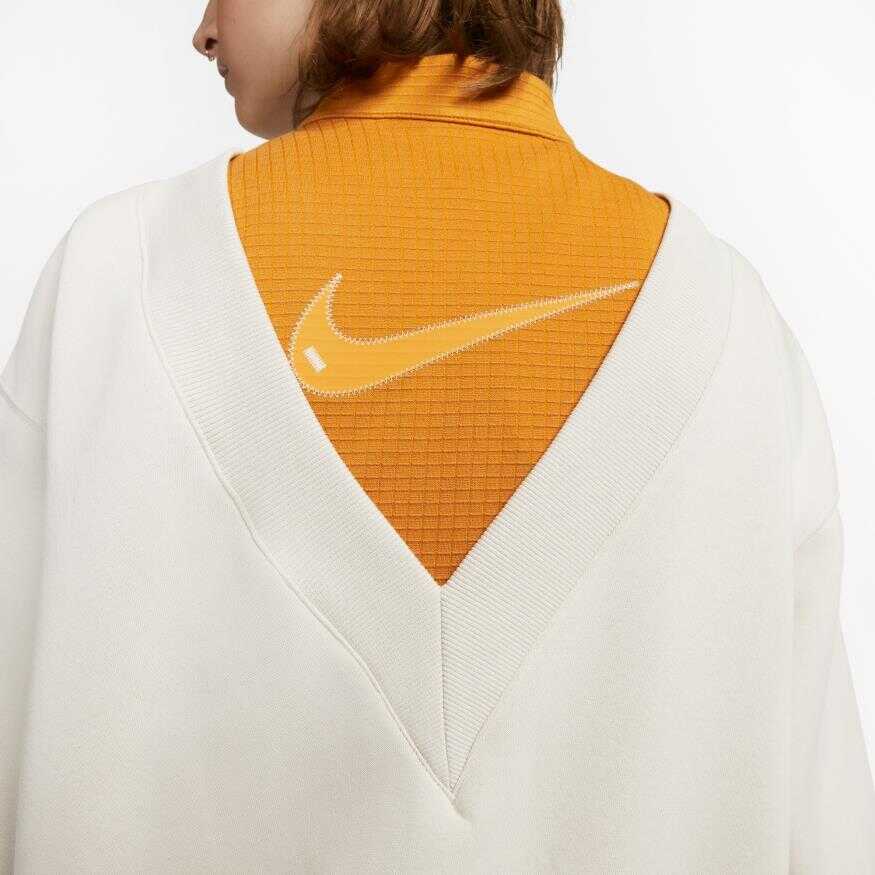 NSW Phoenix Fleece Oversize Vneck Kadın Sweatshirt