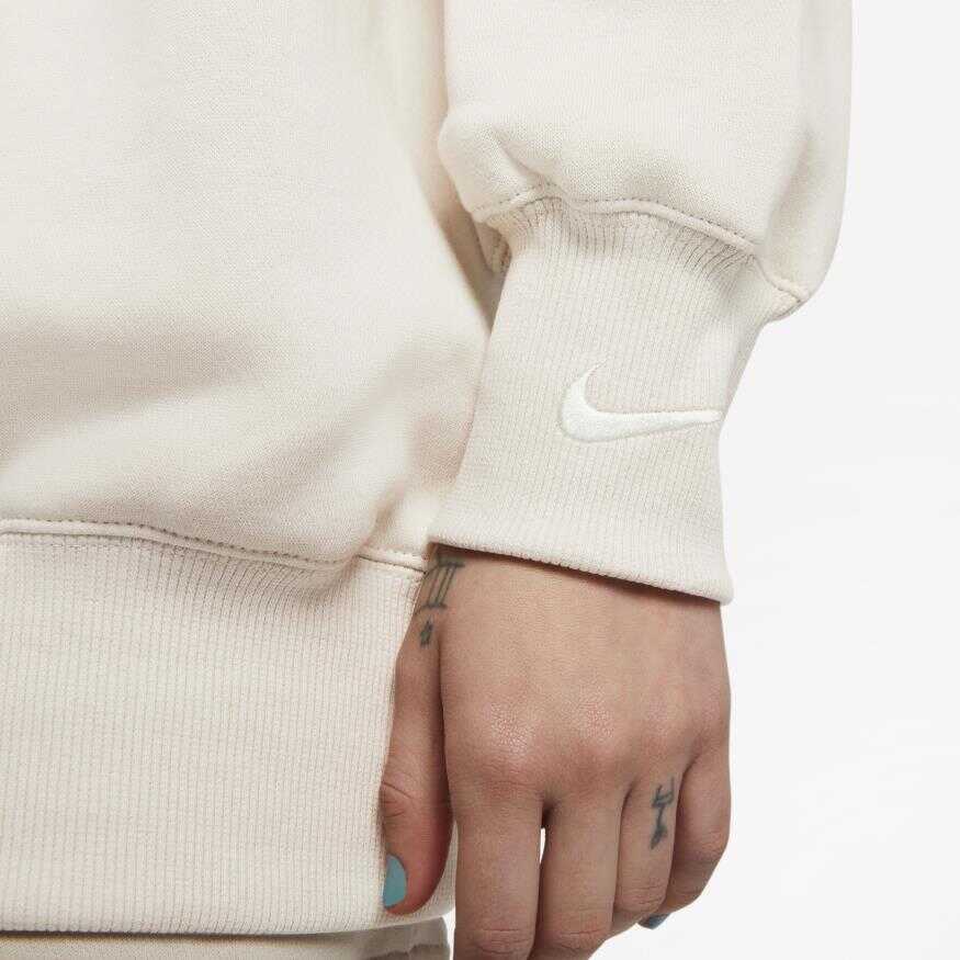 NSW Phoenix Fleece Oversize Vneck Kadın Sweatshirt