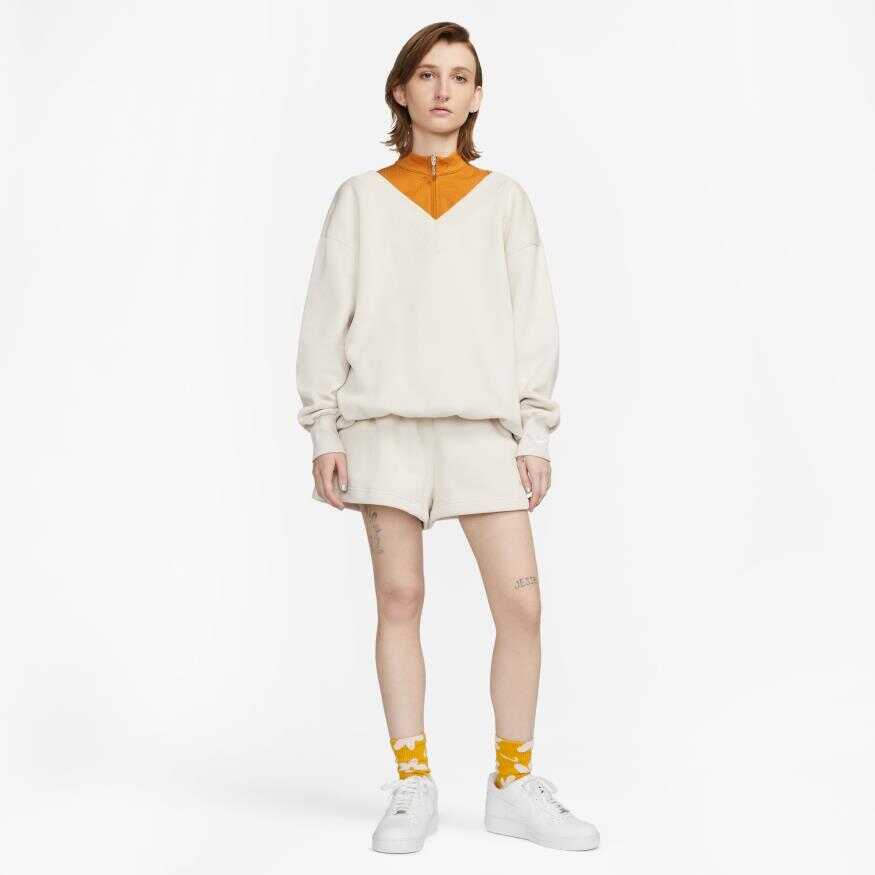 NSW Phoenix Fleece Oversize Vneck Kadın Sweatshirt