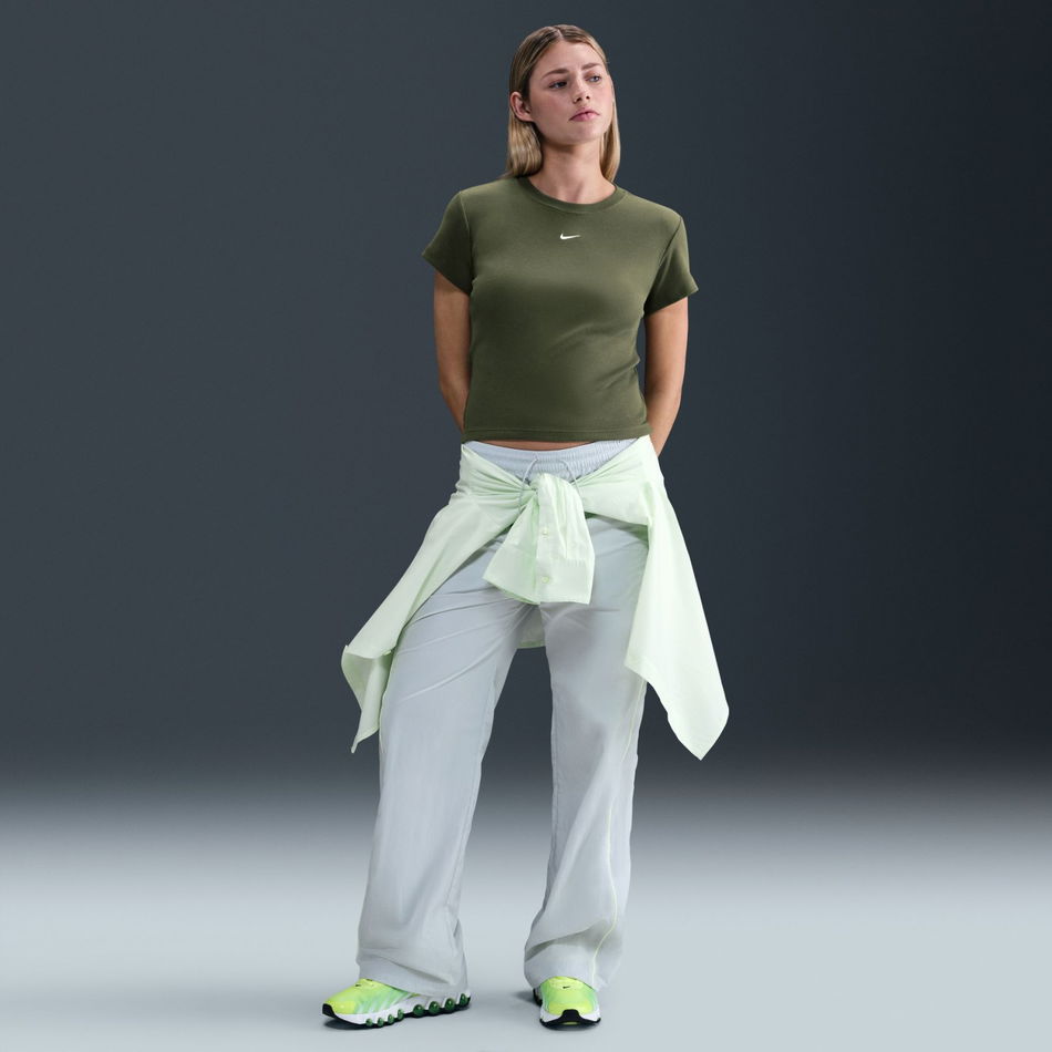 Nike Sportswear Rib Tight SS Tee Kadın Tişört