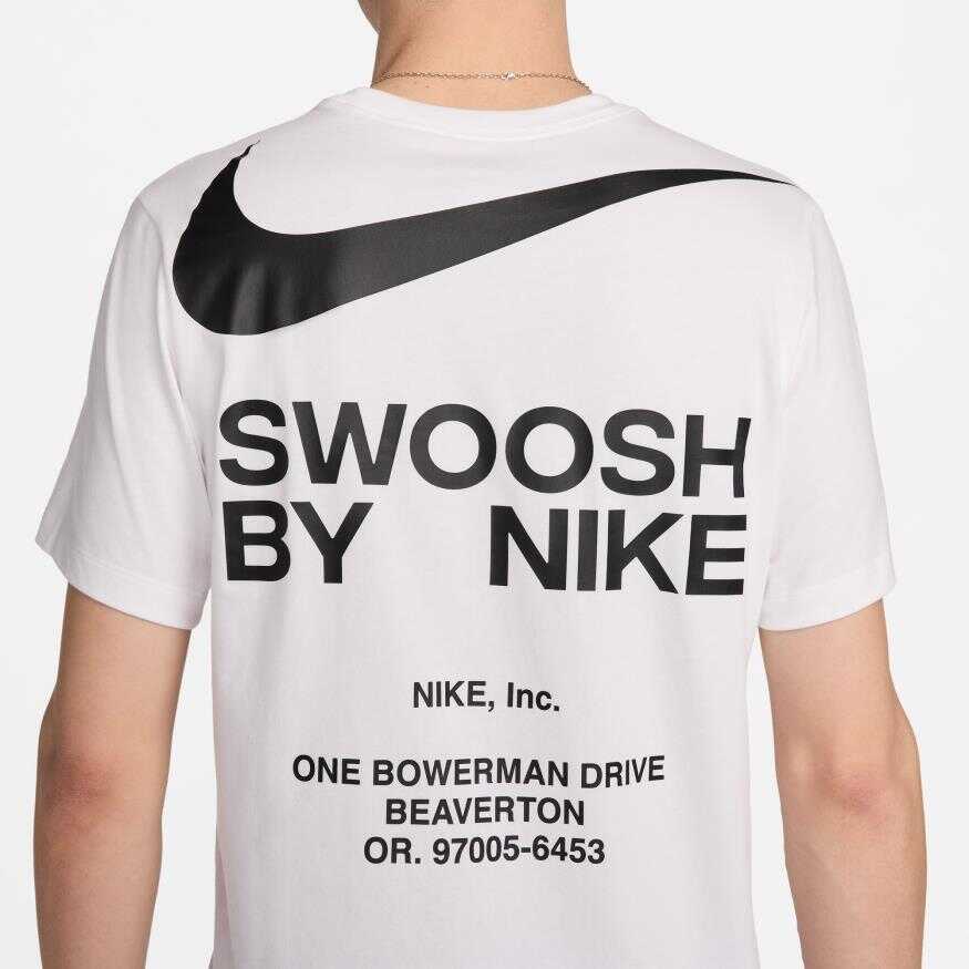 Nike NSW Tee Big swoosh Erkek Ti ort HJ6119 100