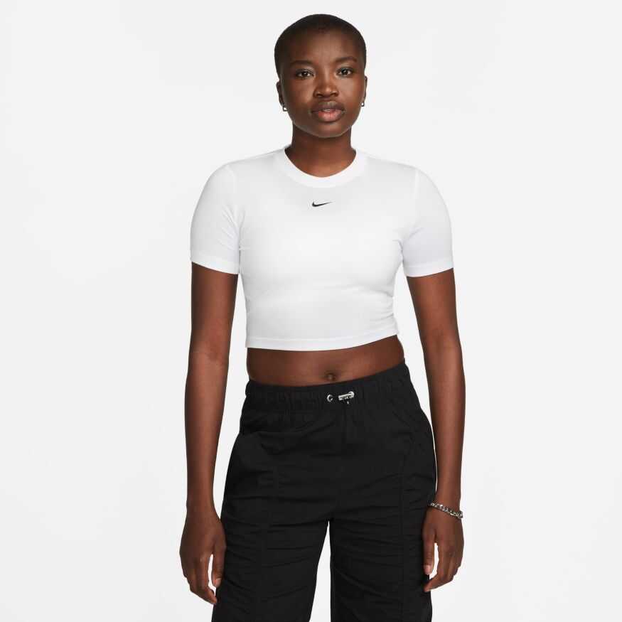 NSW Tee Essential Slim Crop Kadın Tişört