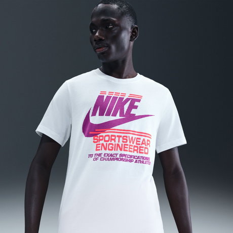 NIKE - Nike Sportswear Tee Futura Erkek Beyaz Tişört