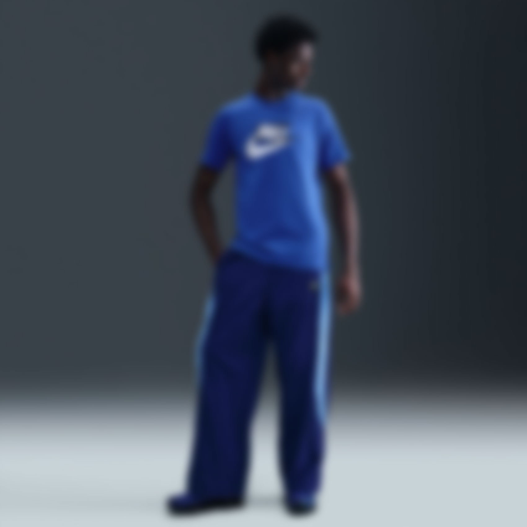 NIKE - Nike Sportswear Tee Futura Erkek Mavi Tişört