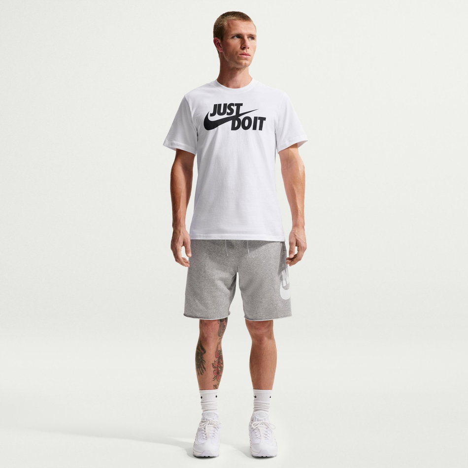 NSW Tee Just Do It Swoosh Beyaz Erkek Tişört